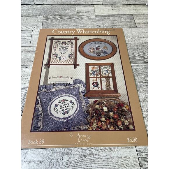 Cross Stitch Pattern Book Lot Country Whittenburg Wedding Samplers Inspirational - Picture 6 of 11